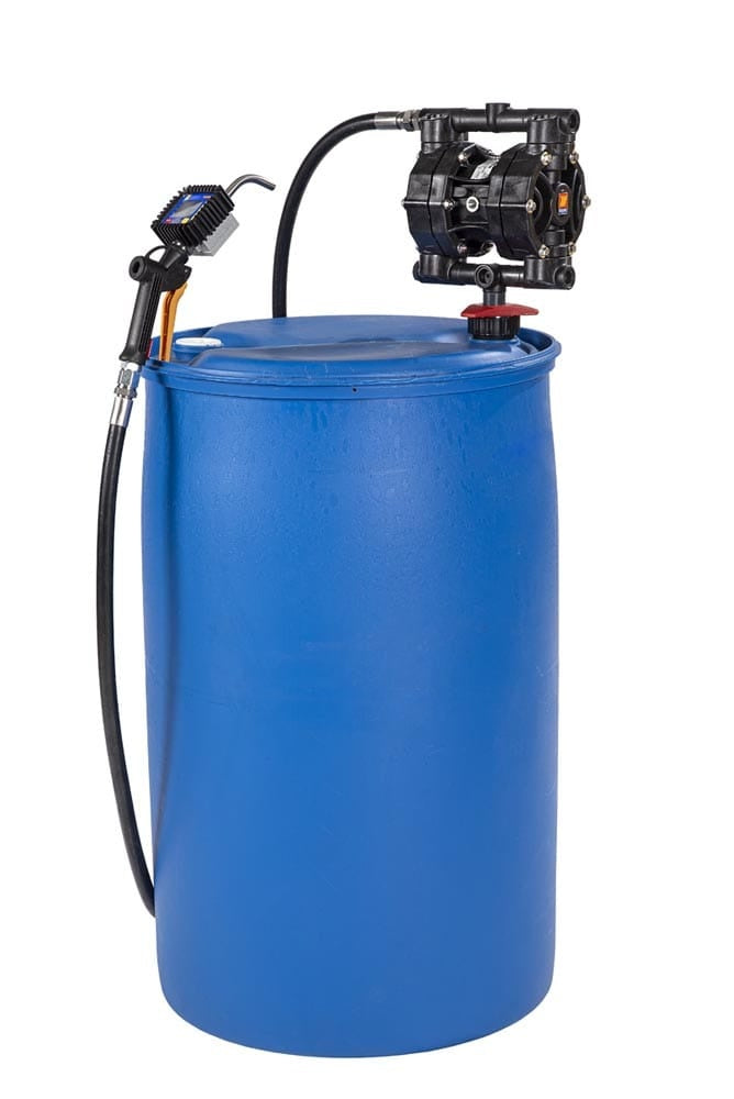 Lubritek Membranpumpen-Set Scheibenreiniger – für 200-l-Fässer, mit digitaler Messpistole