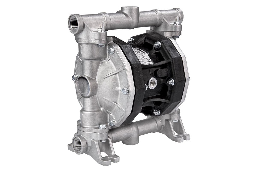 Lubritek A55 – Druckluft-Doppelmembranpumpe – Aluminium, 55 l/min, 1/2” BSP