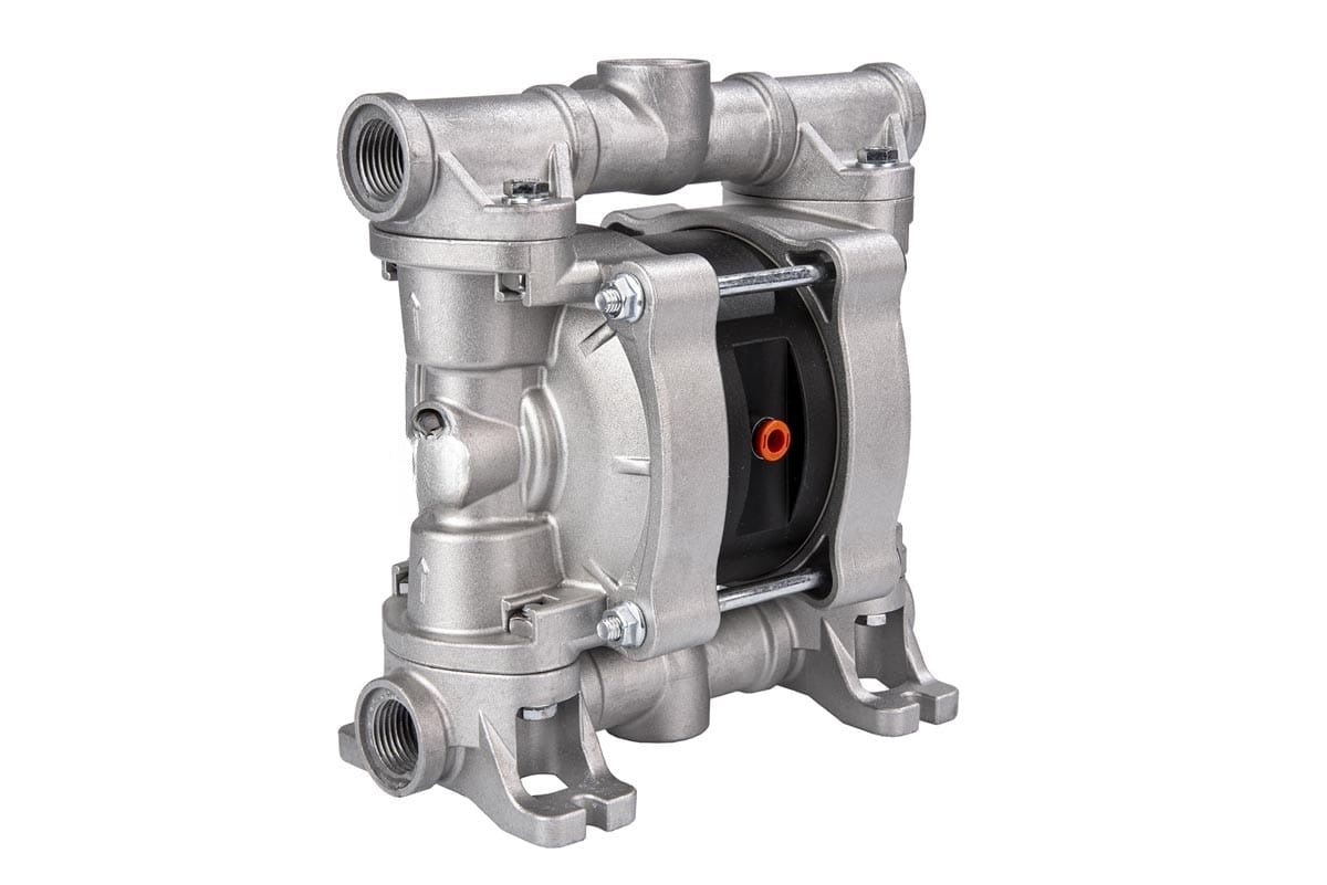 Lubritek A35 – Druckluft-Doppelmembranpumpe – Aluminium, 35 l/min, 1/2” BSP