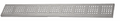 Sanela - SLKN 06F - Edelstahl Bodenablauf für Nassbereiche, Vorwandmontage, 750 mm, Design F, poliert