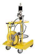 Lubritek Fahrbares Industriepumpen-Fettset für Fässer 180–220 kg mit Schlauchaufroller