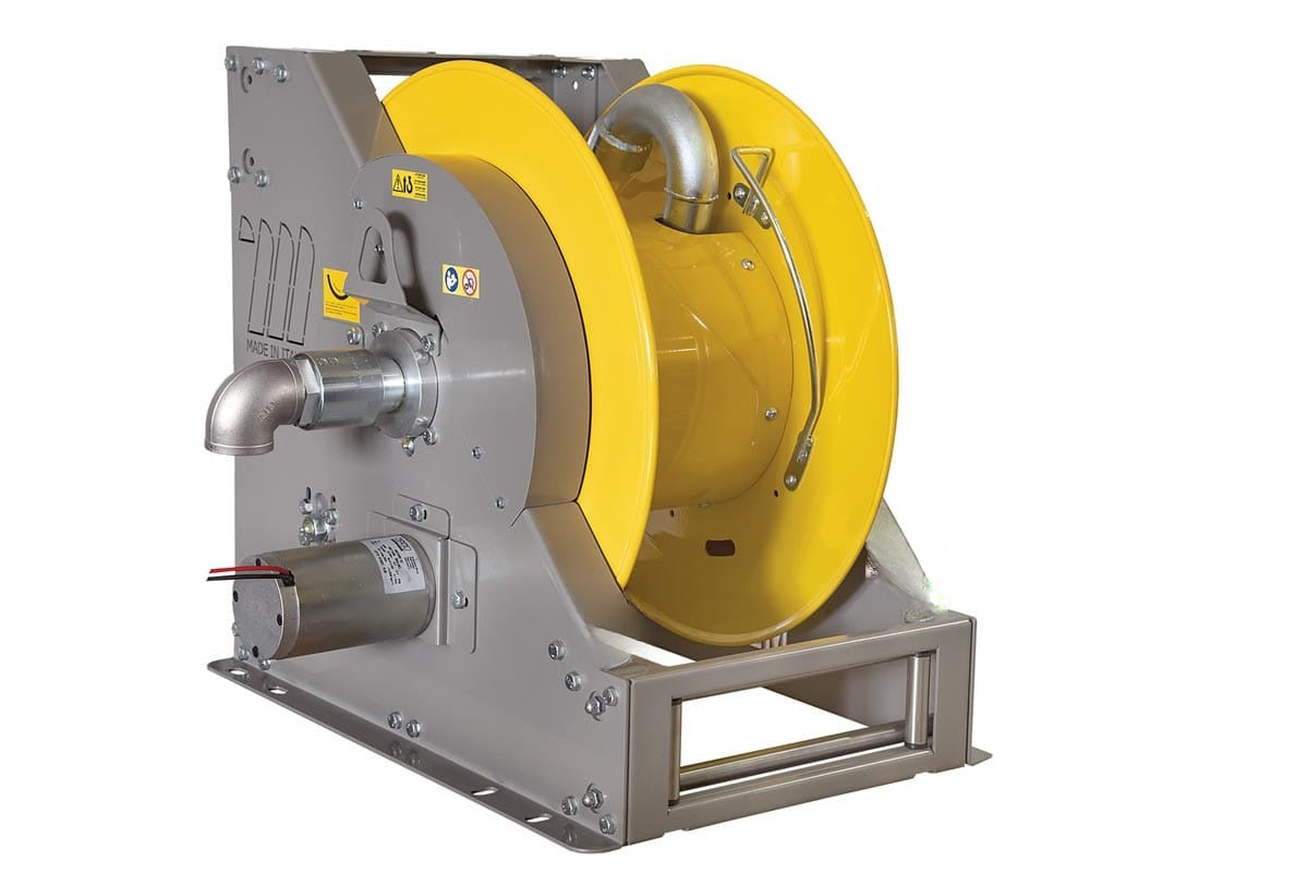 Lubritek FE-701 – Industrie, 24 V elektrisch – Öl 250 bar – Trommelbreite 330 mm