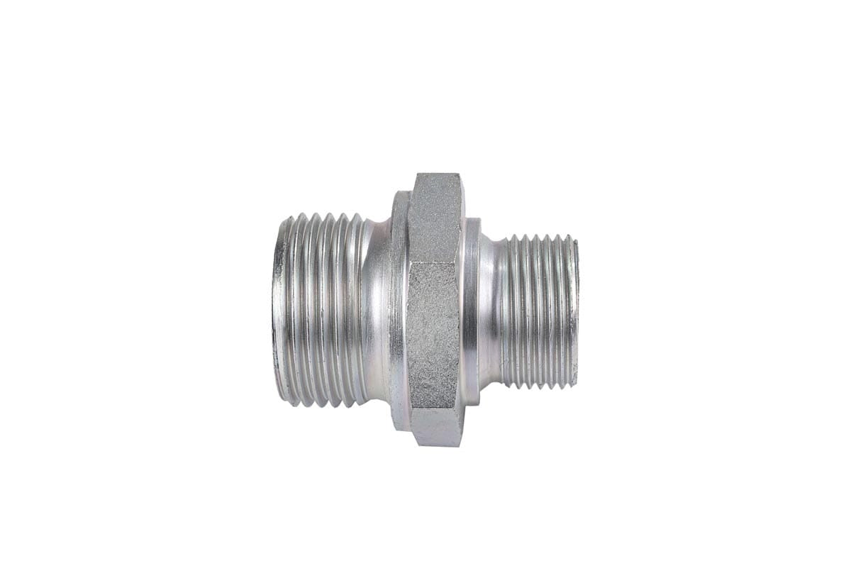 Lubritek verzinkter Stahl M1/2"G-M3/8"G Nippel