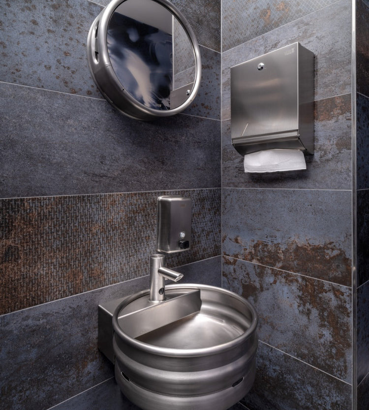 KEG Linie Edelstahl Waschbecken