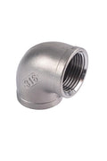 Lubritek Edelstahl Anschluss 90° F-F 1"