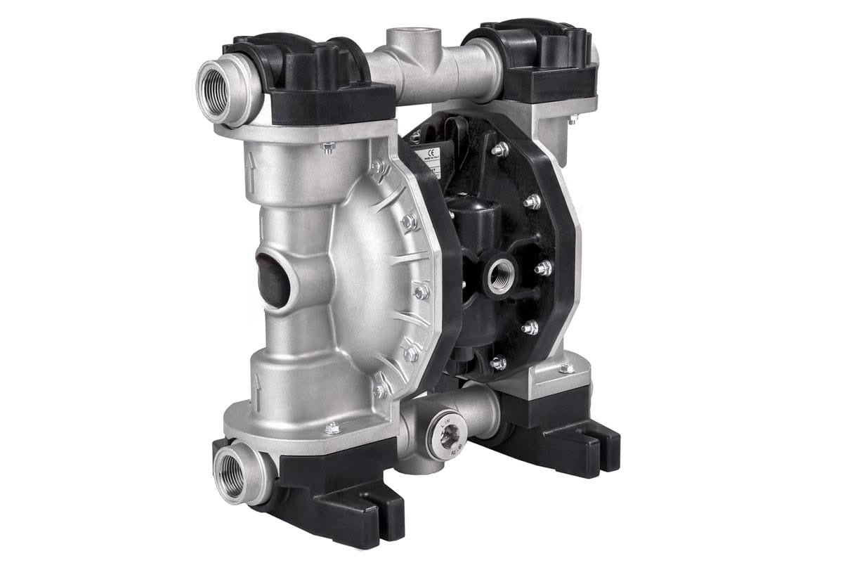 Lubritek A170 – Druckluft-Doppelmembranpumpe – Aluminium, 170 l/min, 1” BSP