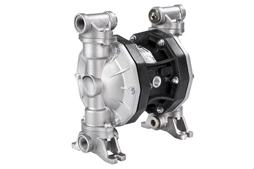 Lubritek A55TW TWIN-MEC – Druckluft-Doppelmembranpumpe – Aluminium, 55 l/min, 1/2” BSP