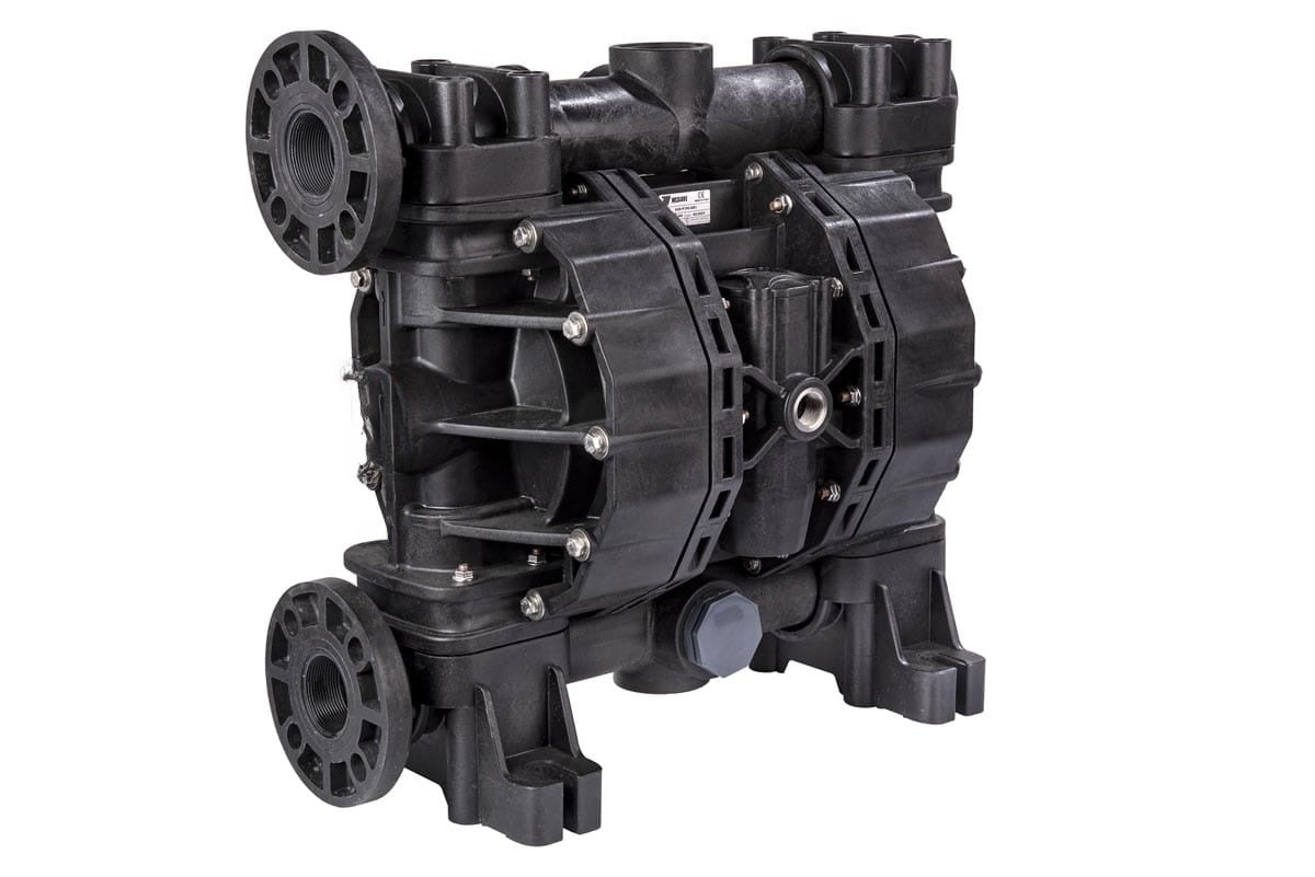 Lubritek P700 – Druckluft-Doppelmembranpumpe – Polypropylen, 700 l/min, 2” BSP