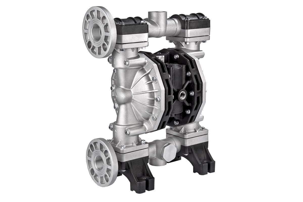Lubritek A400 – Druckluft-Doppelmembranpumpe – Aluminium, 400 l/min, 1.1/2” BSP