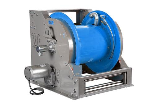 Lubritek FE-600 – Motorisierter Schlauchaufroller (elektrisch 115V AC) – Öl, 250 bar