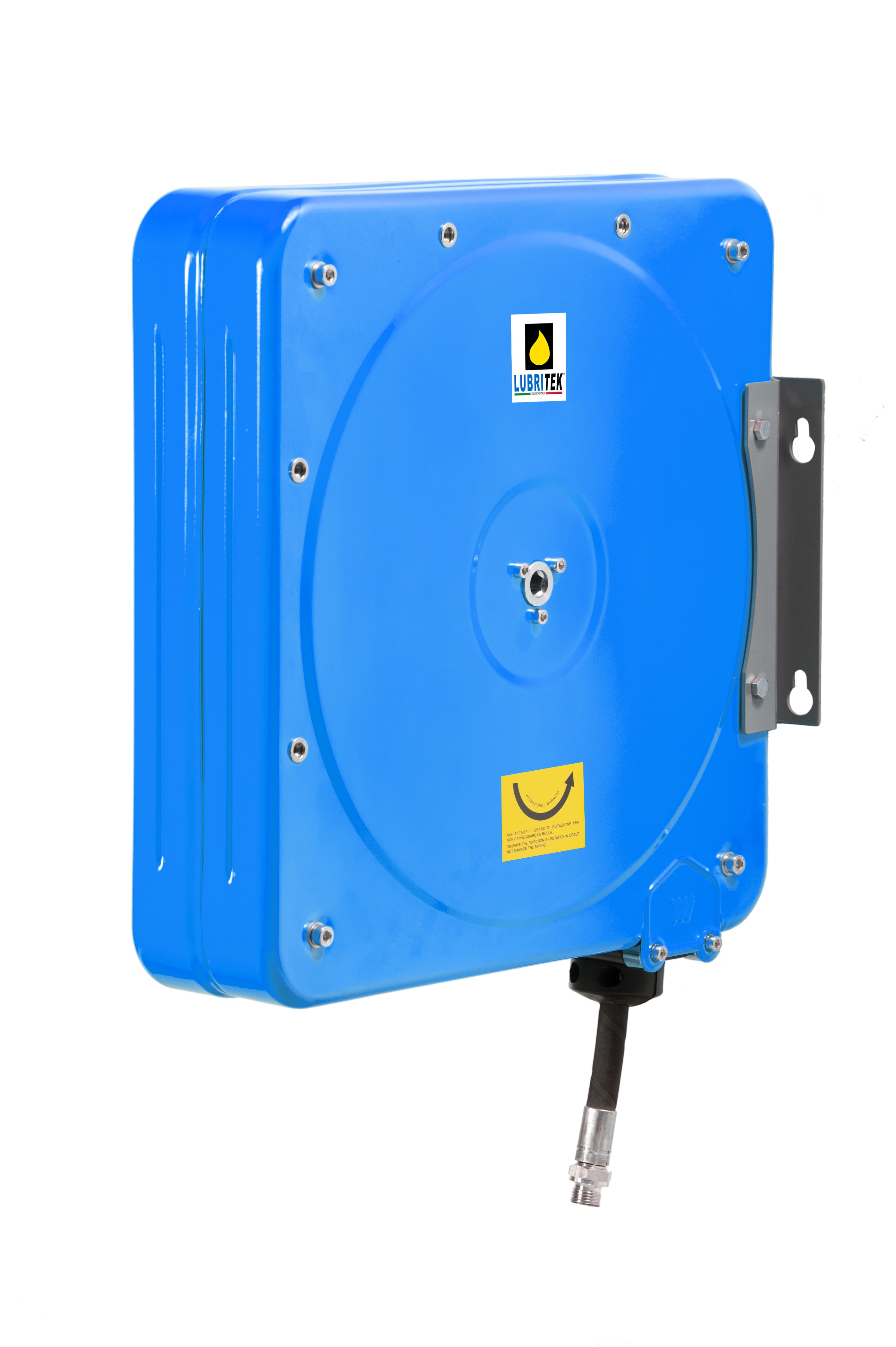 Lubritek CF-500 – Fester geschlossener Schlauchaufroller – Luft/Wasser, 28 bar