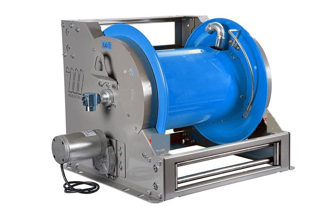Lubritek FE-600 – Motorisierter Schlauchaufroller (elektrisch 230V AC) – Luft/Wasser, 20 bar
