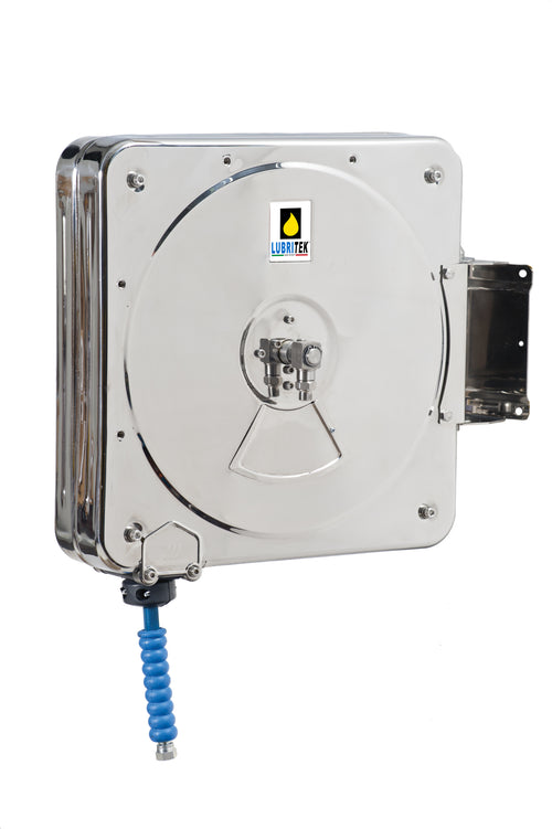 Lubritek CFX-500 – Schwenkbarer geschlossener Schlauchaufroller – Wasser 150 °C