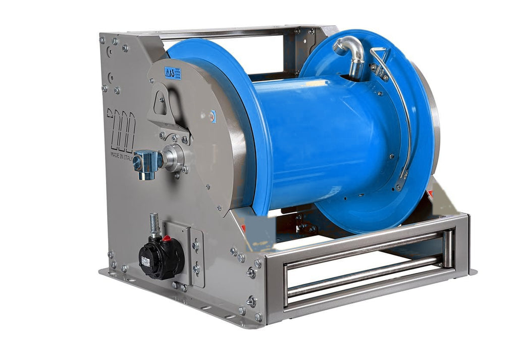 Lubritek FP-600 – Motorisierter Schlauchaufroller (pneumatisch) – Luft/Wasser, 20 bar