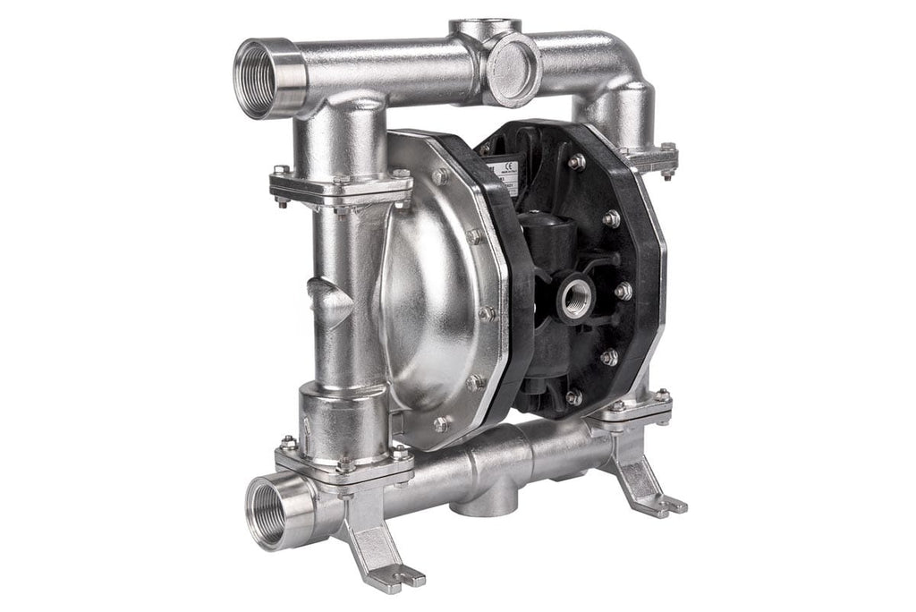 Lubritek SS250 – Druckluft-Doppelmembranpumpe – Edelstahl AISI 316, 250 l/min, 1.1/4” BSP