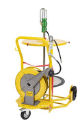Lubritek Fahrbares Fettset R=60:1 für Fässer 180–220 kg mit Schlauchaufroller