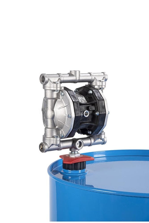 Lubritek A55TB DRUM-MEC – Druckluft-Doppelmembranpumpe – Aluminium, 55 l/min, 1/2” BSP