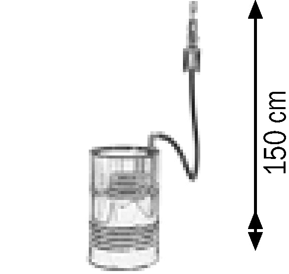 Bemaßte Zeichnung: Lubritek Wandmontage-Ölset für Fässer 180–220 l – R=3:1 · 30 l/min