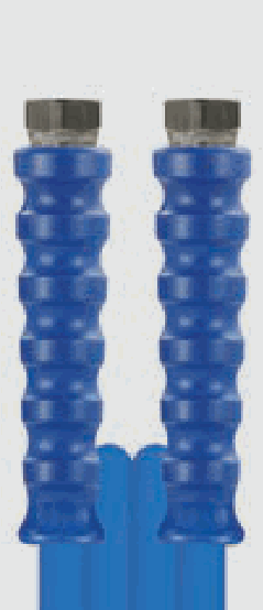 R+M Hochdruckschlauch, gewickelte Decke 2SC DN 10 – 400 bar, zwei Drahteinlagen – Dichtkegel (DKR) · 1/2" : 1/2" · 10 m