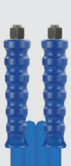 R+M Hochdruckschlauch, glatte Decke 2SN DN 8 – 400 bar, zwei Drahteinlagen – DKOL M16 / 10L · 10 m