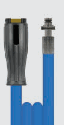R+M Hochdruckschlauch mit Handverschraubung 2SN DN 8 – 400 bar, zwei Drahteinlagen – HV : Stecknippel M22 : Ø 11 · 10 m