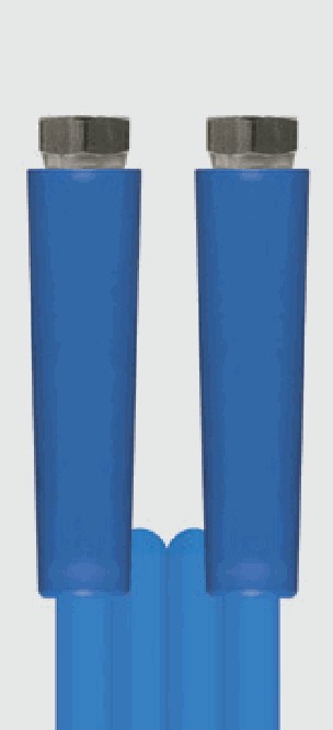 R+M Schaum- und Vorsprühschlauch – Blau DKR 1/2" · 2,5 m