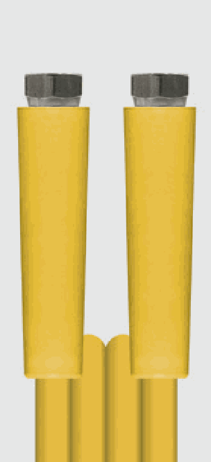 R+M Schaum- und Vorsprühschlauch – Gelb DKR 1/2" · 2,5 m
