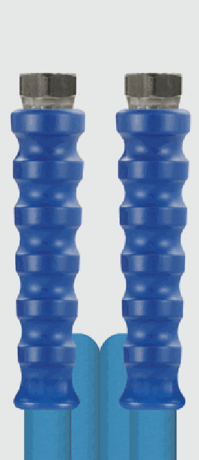 R+M Gummischlauch mit Gewebeeinlagen – Armaturen Edelstahl – DKR : DKR 1/2" : 1/2" · 2,5 m