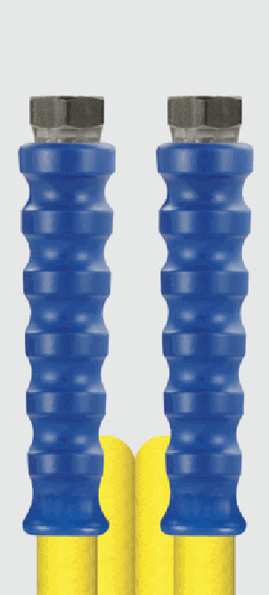 R+M Gummischlauch für Geflügelverarbeitung – Armaturen Edelstahl – DKR : DKR 1/2" : 1/2" · 2,5 m
