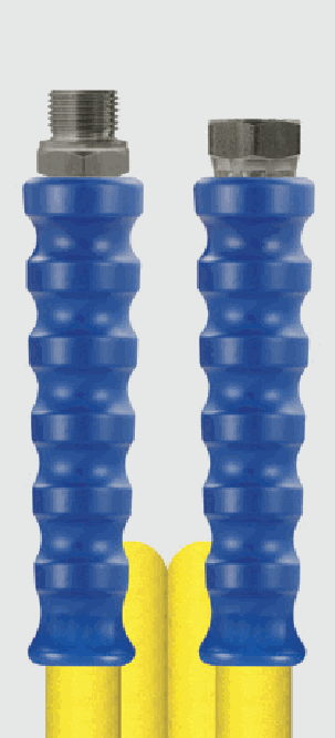 R+M Gummischlauch für Geflügelverarbeitung – Armaturen Stahl verzinkt – AGR : DKR 1/2" : 1/2" · 2,5 m