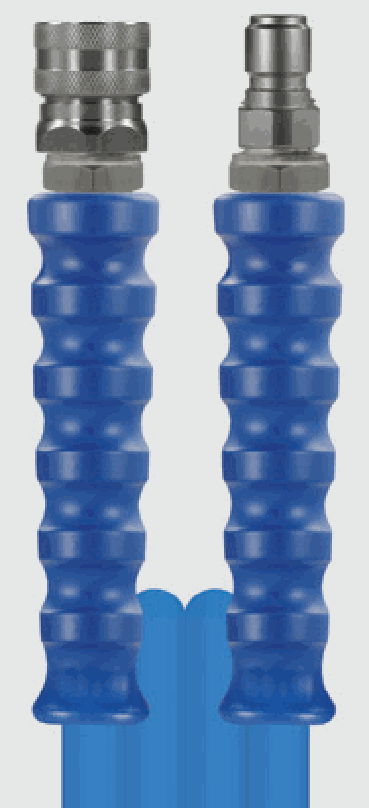 R+M Schaum- und Vorsprühschlauch PVC – Lebensmittelkontakt – Kupplung : Nippel · 20 m